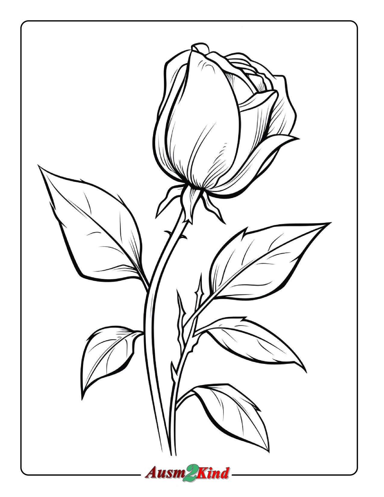 Ausmalbild Rosenblüte Mandala Ausdrucken