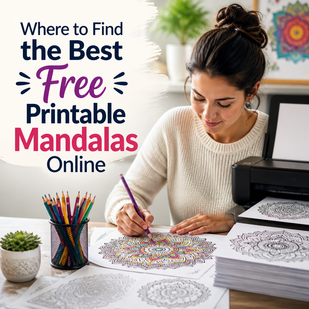 Where to Find the Best Free Printable Mandalas Online